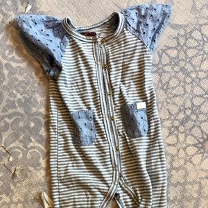 Baby Girl “7 for all mankind” onesie 0-3 month